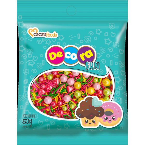 Confeito Figuras Carnaval Fun Decora 50g