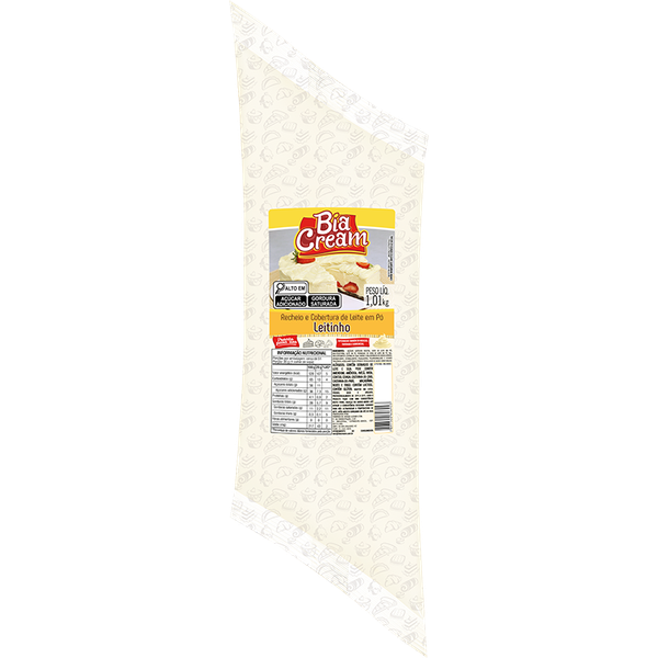 Recheio de Creme Leitinho Bia Cream 1,01kg