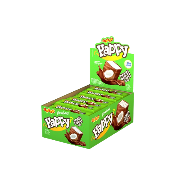 Bombom Coco Happy Display Jazam Caixa 13g 36 Un