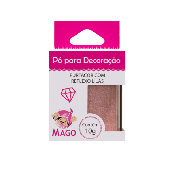 PO DECORACAO FURTACOR REFLEXO LILAS MAGO 10 GR